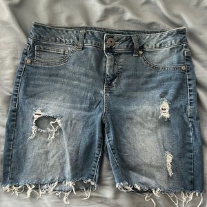 Maurice’s Distressed Denim Shorts